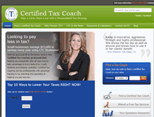 Tablet Screenshot of certifiedtaxcoach.com